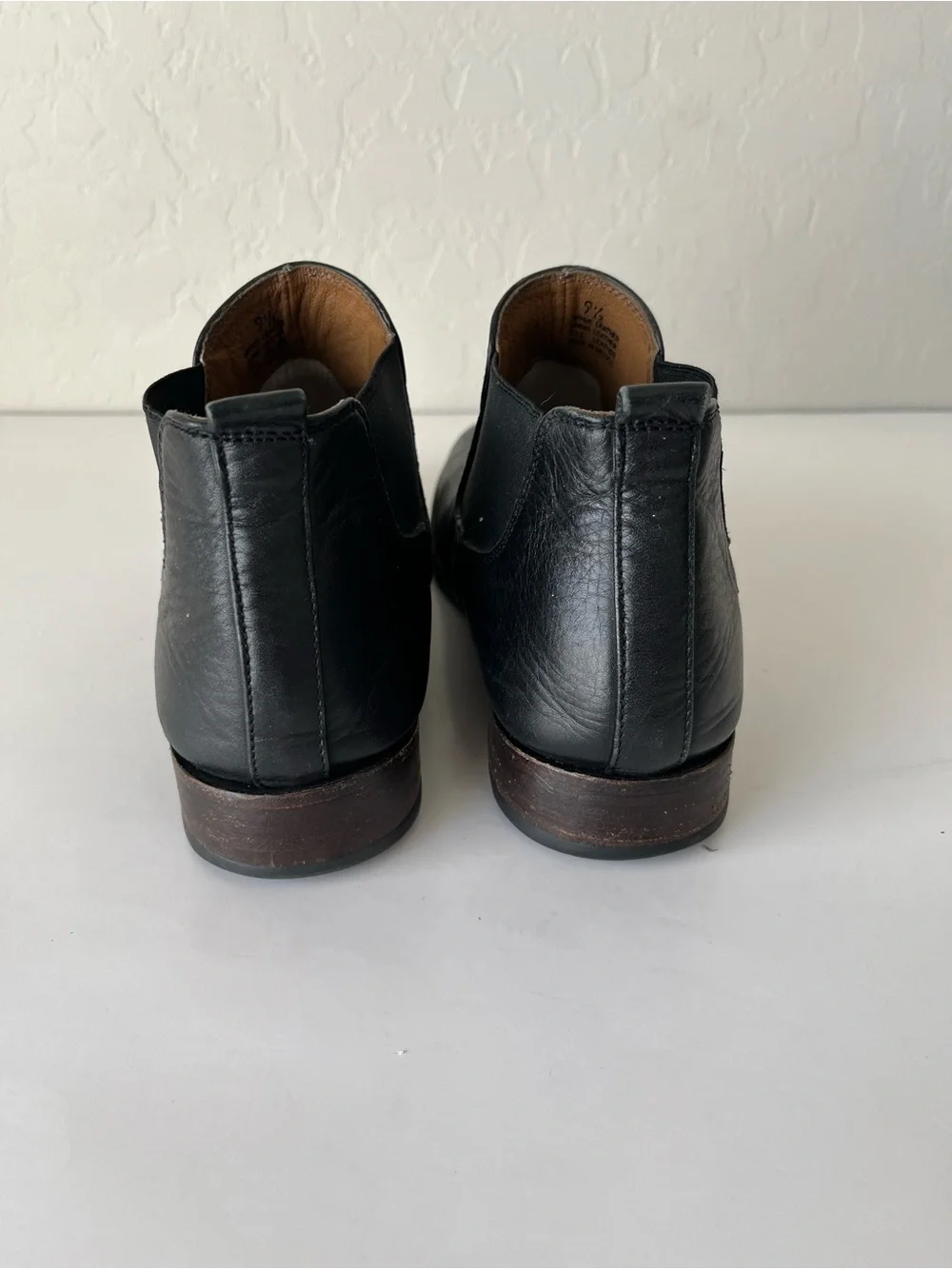 Sutro San Francisco Leather Ankle Chelsea Boots Made in Mexico Black Size 9.5